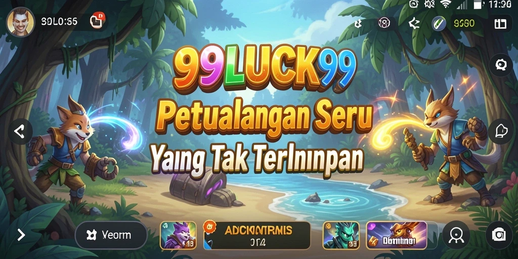 Tampilan gameplay 99LUCK99 yang mendebarkan dan penuh petualangan.
