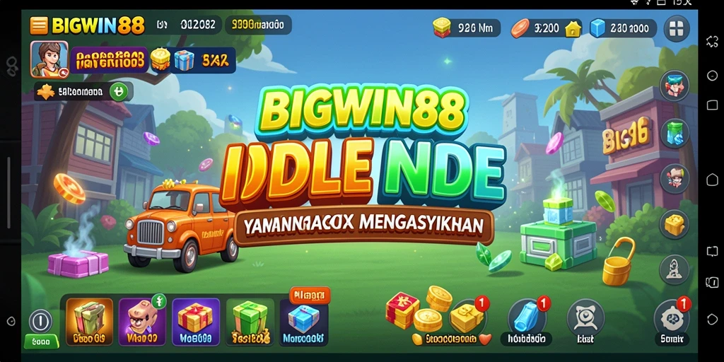 Tampilan screenshot BIGWIN88 menampilkan gameplay Idle yang seru dan interaktif.