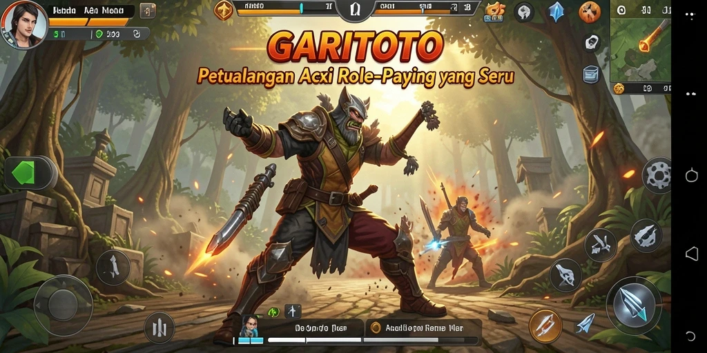 Gameplay intens dalam dunia petualangan GARITOTO.