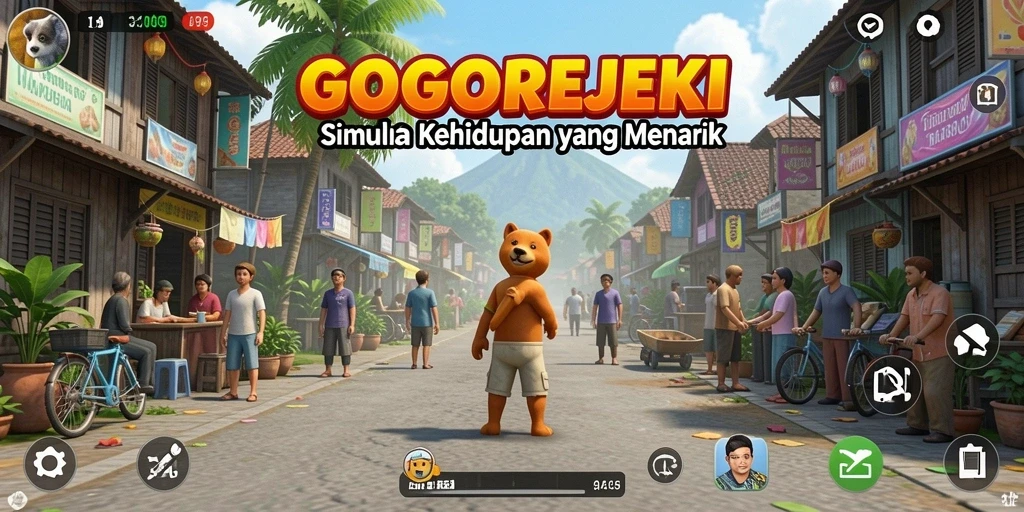 Tampilan menarik dari gameplay <strong>GOGOREJEKI</strong> yang penuh dengan interaksi.