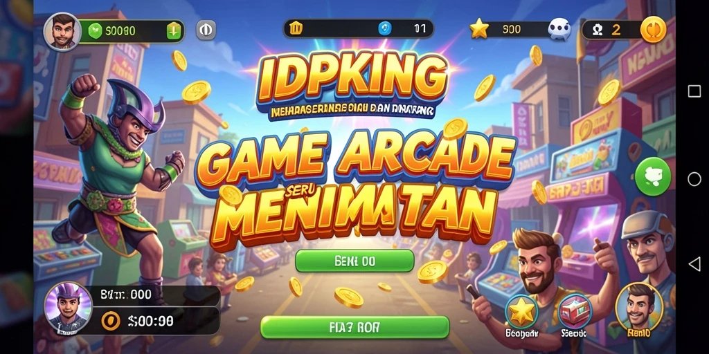 Screenshot gameplay IDPKING dalam aksi seru dan menantang.