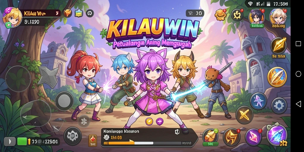 Tampilan menarik dari gameplay KILAUWIN yang penuh aksi.