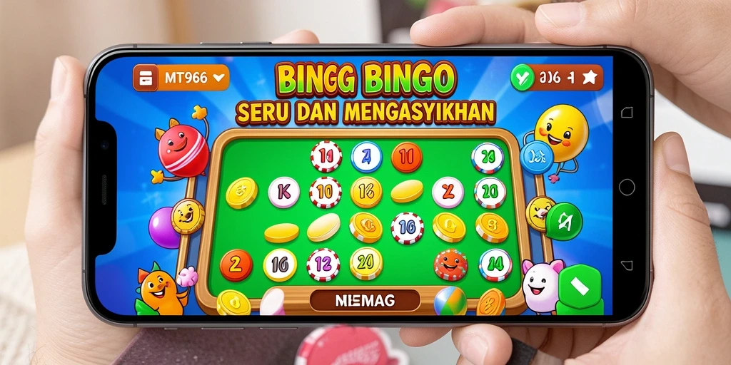 Tampilan menarik dari gameplay MT966 yang penuh keseruan Bingo.