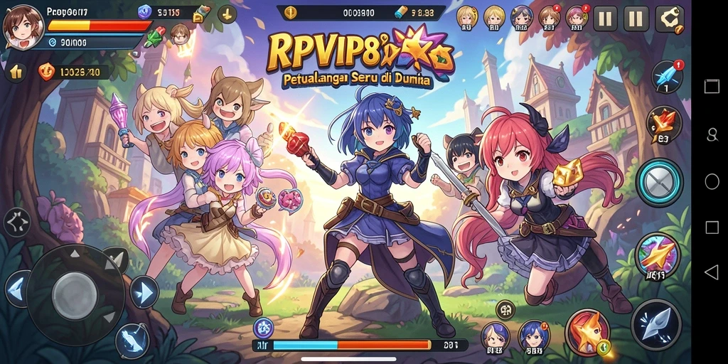 Tampilan gameplay RPVIP8 yang seru dan menarik.