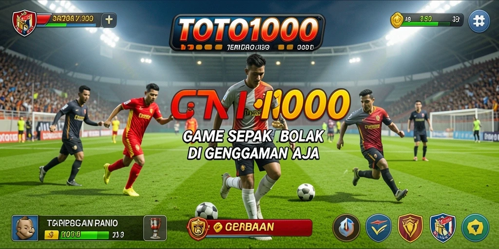 Tampilan menarik dari gameplay TOTO1000 yang memukau.