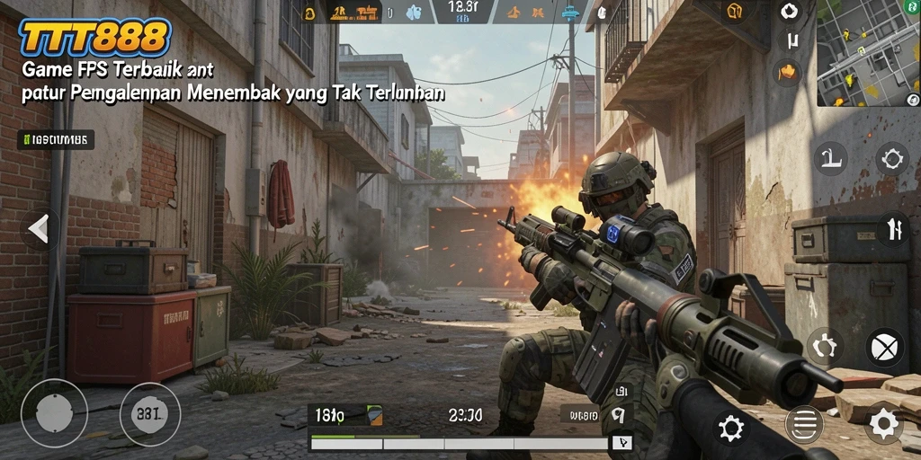 Gameplay seru TTT888 dengan aksi tembak-menembak yang menegangkan.